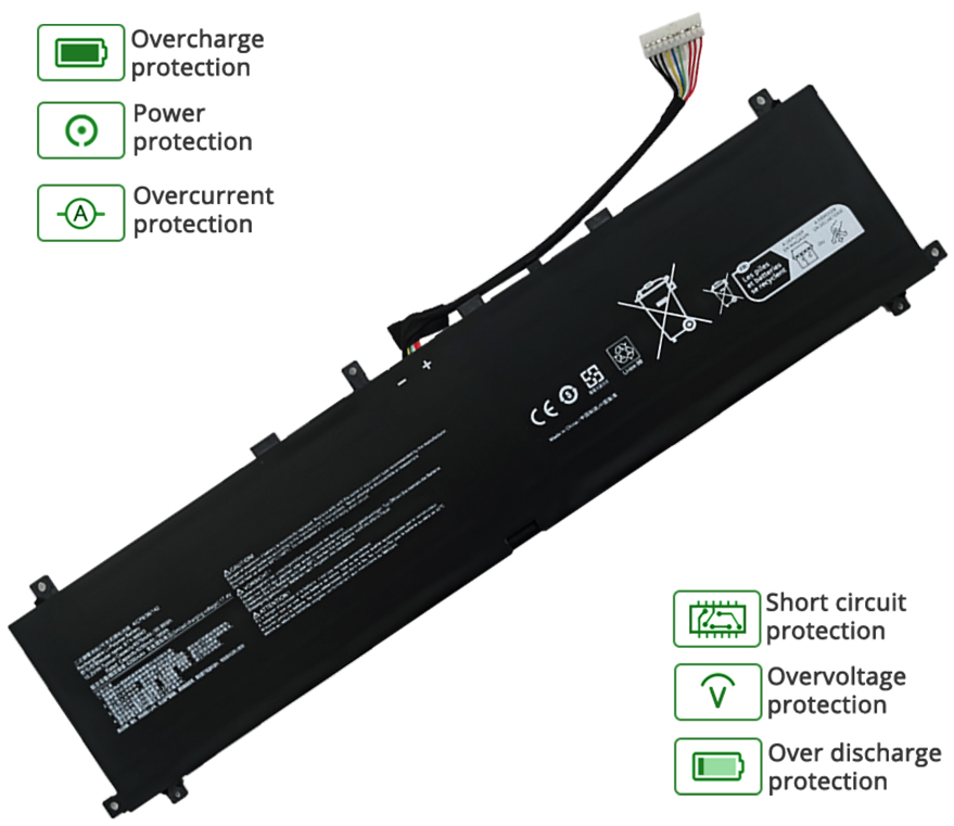 Images for MSI RAIDER GE78 HX 13VI-427IT battery