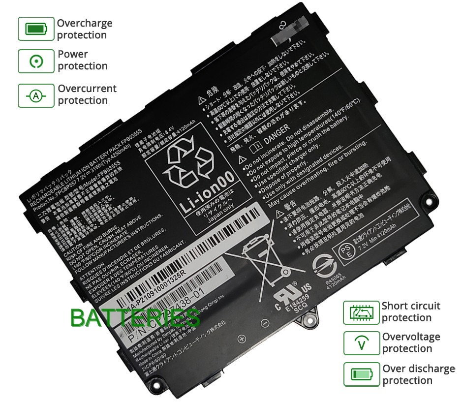 Images for FUJITSU CP797438-01 battery